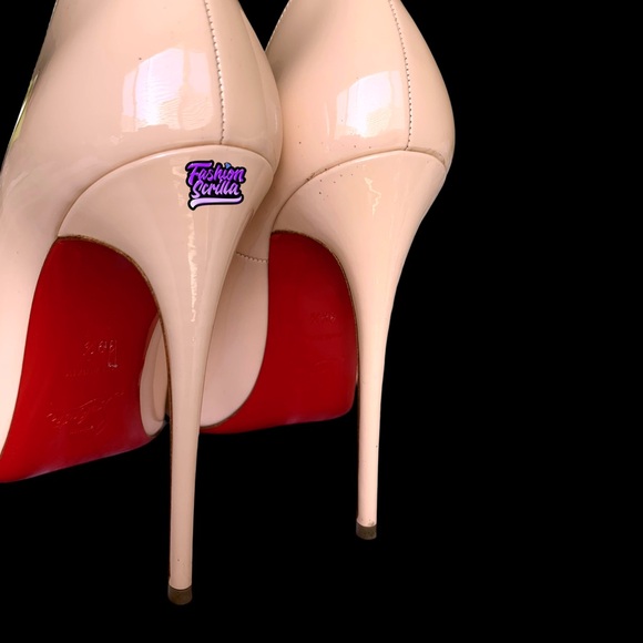 Christian Louboutin So Kate Ballerina 120mm Patent Leather Red Bottoms Size 8 - Picture 8 of 12